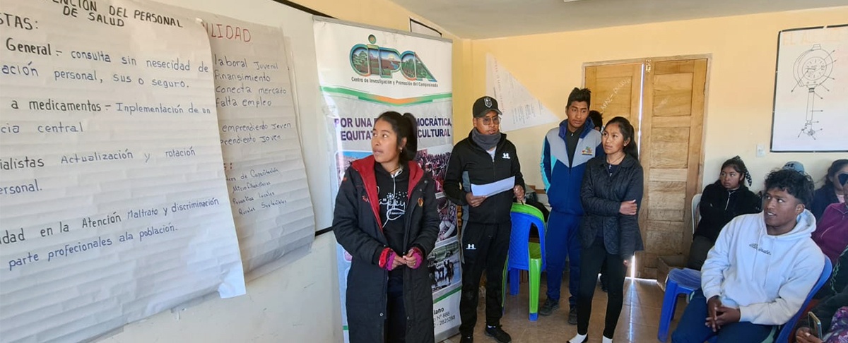 Juventud en acción: jóvenes de San Pedro de Totora construyen propuestas rumbo a las elecciones subnacionales