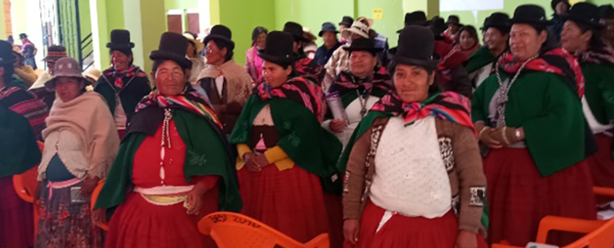 Mujeres de San Andrés de Machaca fortalecen sus capacidades de participación política, rumbo a las elecciones subnacionales