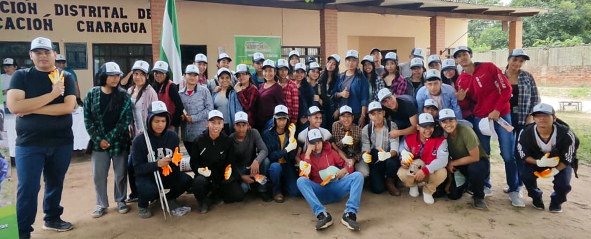 Jóvenes de Charagua Iyambae demuestran su compromiso ambiental
