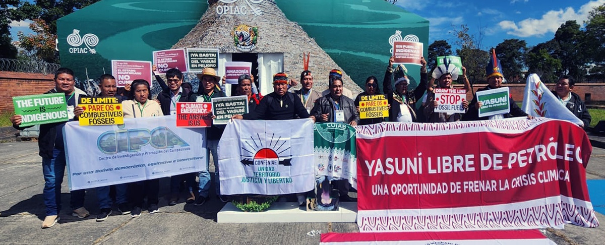 Lideresas y líderes participan de la Cumbre de países amazónicos en Bogotá Colombia