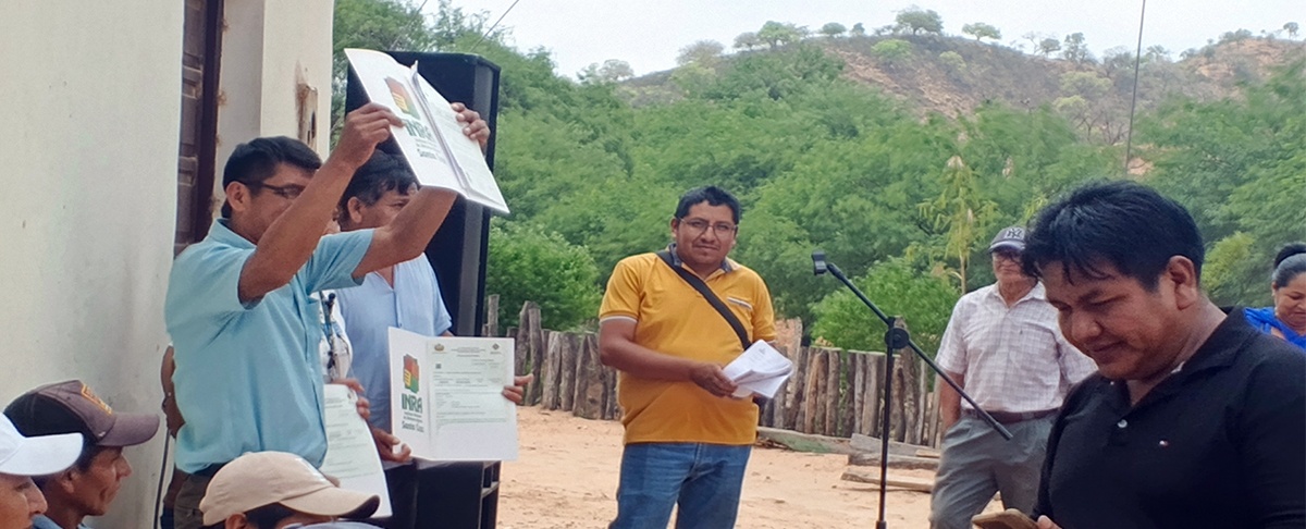 El INRA entrega títulos ejecutoriales a la TCO Gran Kaipependi Karovaicho