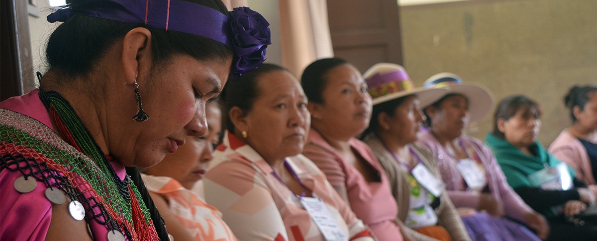 Mujeres de las Autonomías Indígena Originario Campesinas fortalecen su articulación nacional desde Cochabamba