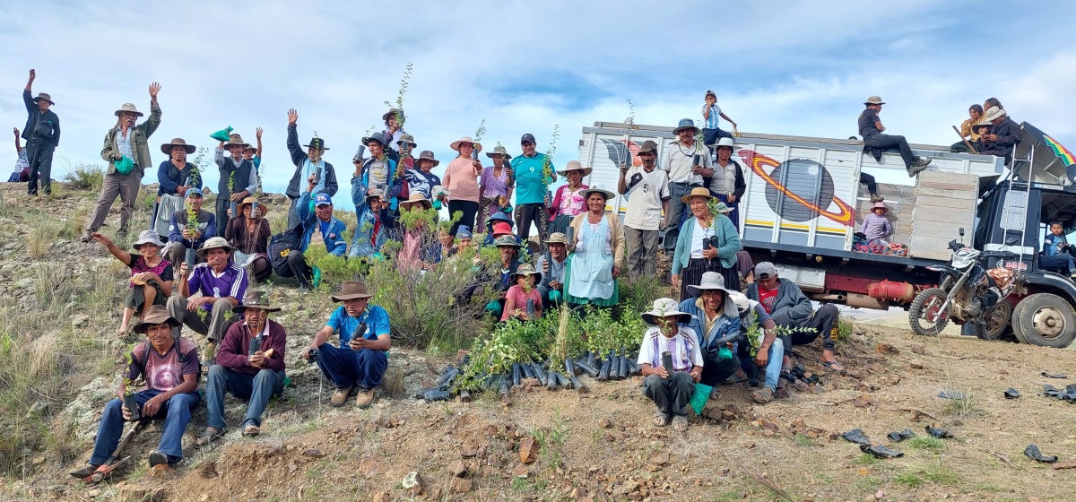Anzaldo: Comunidades de la Cuenca Alta y Baja protegen sus zonas de recarga hídrica
