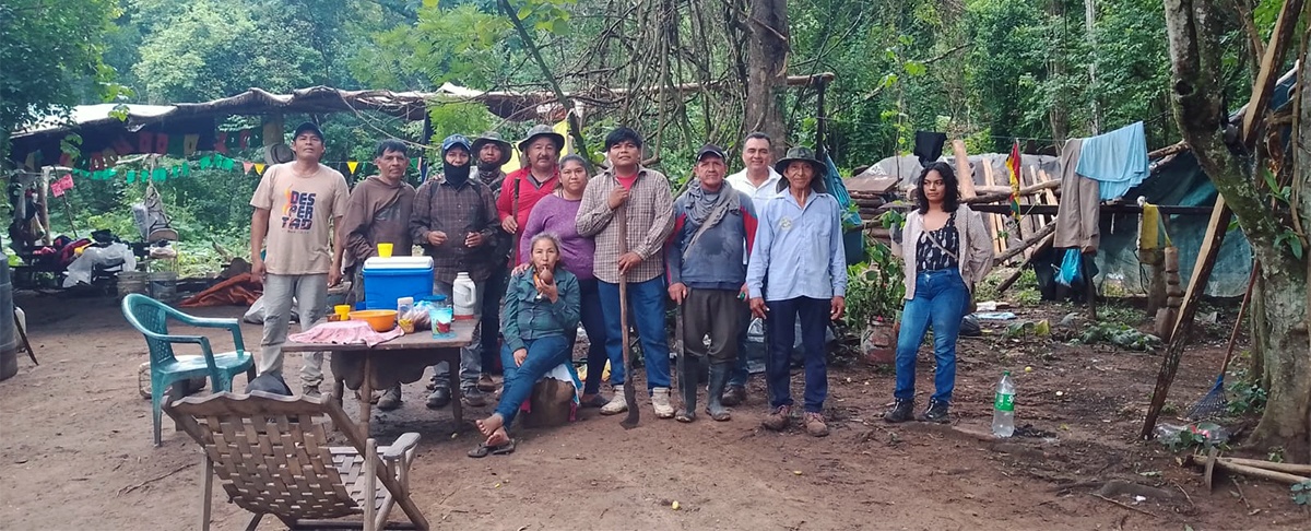 Defensa y protección del territorio en la comunidad de Güembé, zona Kaaguasu