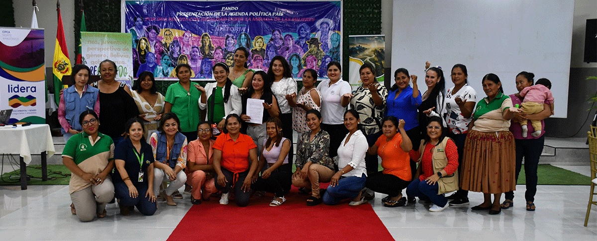 Candidatas de Pando firman pacto de sororidad para garantizar una participación política libre de violencia rumbo a las elecciones 2026