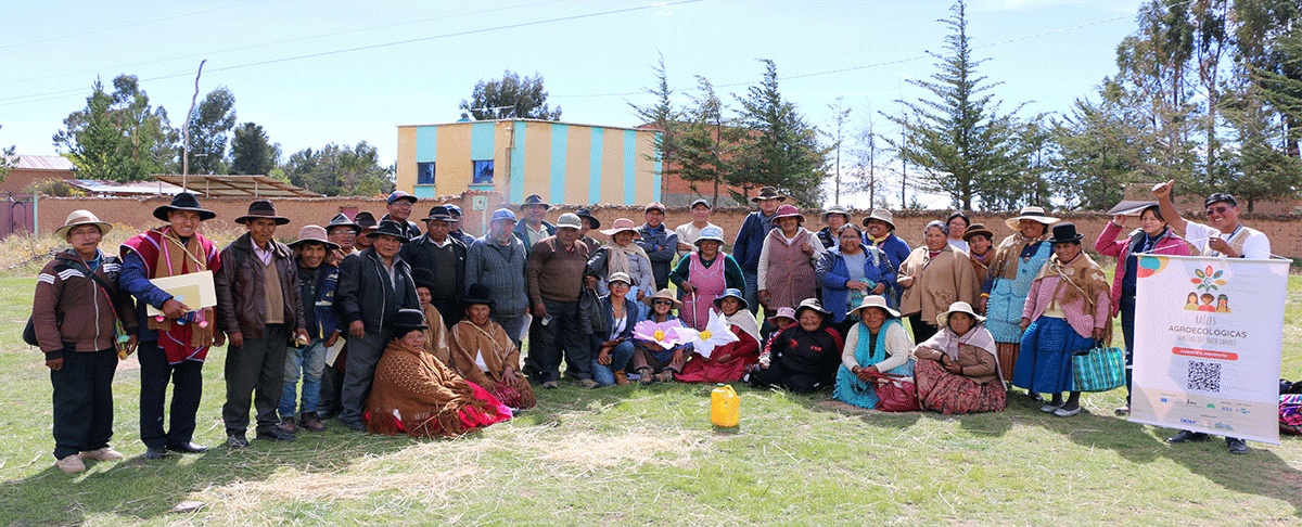 Productoras y productores representantes de 23 comunidades rurales de La Paz y Beni encaran la mejora de semillas frente al cambio climático