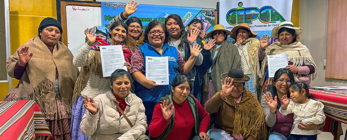 Mujeres rurales fortalecen su autonomía económica con la implementación de iniciativas productivas en el Altiplano