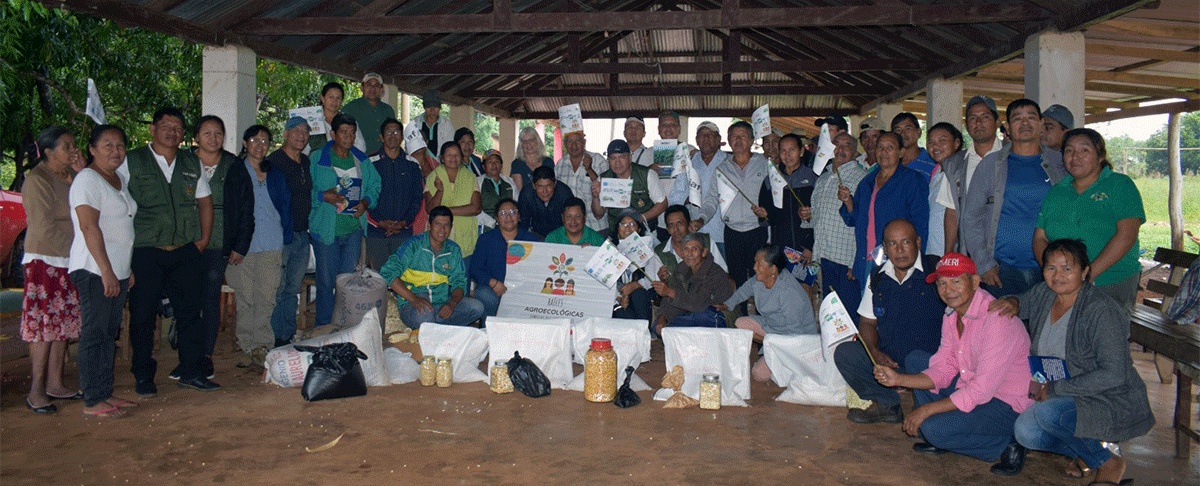 Productores y productoras de Baures fortalecen la conservación de semillas y avanzan en la construcción de poblaciones evolutivas con identidad propia