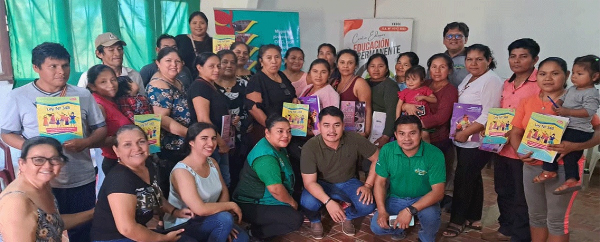 Mujeres y varones del TIM fortalecen capacidades como promotores comunitarios para prevenir y atender las violencias