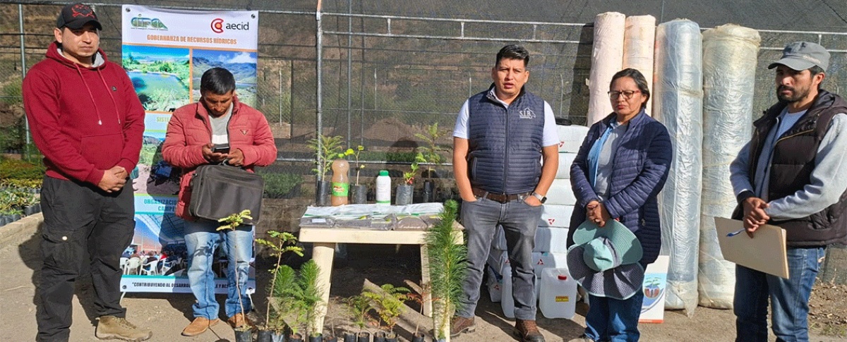 Vivero municipal de Pojo impulsa la producción de especies forestales para proteger las zonas de recarga hídrica