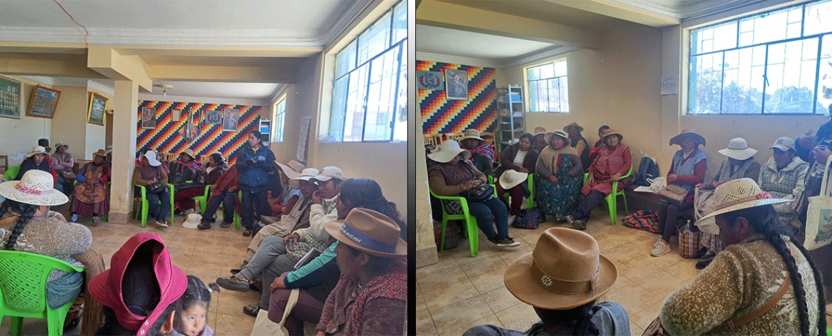 Promotoras comunitarias fortalecen su autoestima y liderazgo para prevenir las violencias en San Pedro de Totora