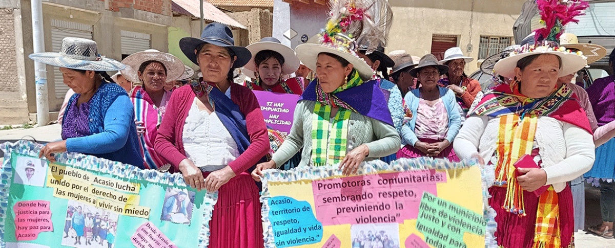 Promotoras comunitarias de Acasio impulsan su fortalecimiento institucional para reforzar la prevención de la violencia de género