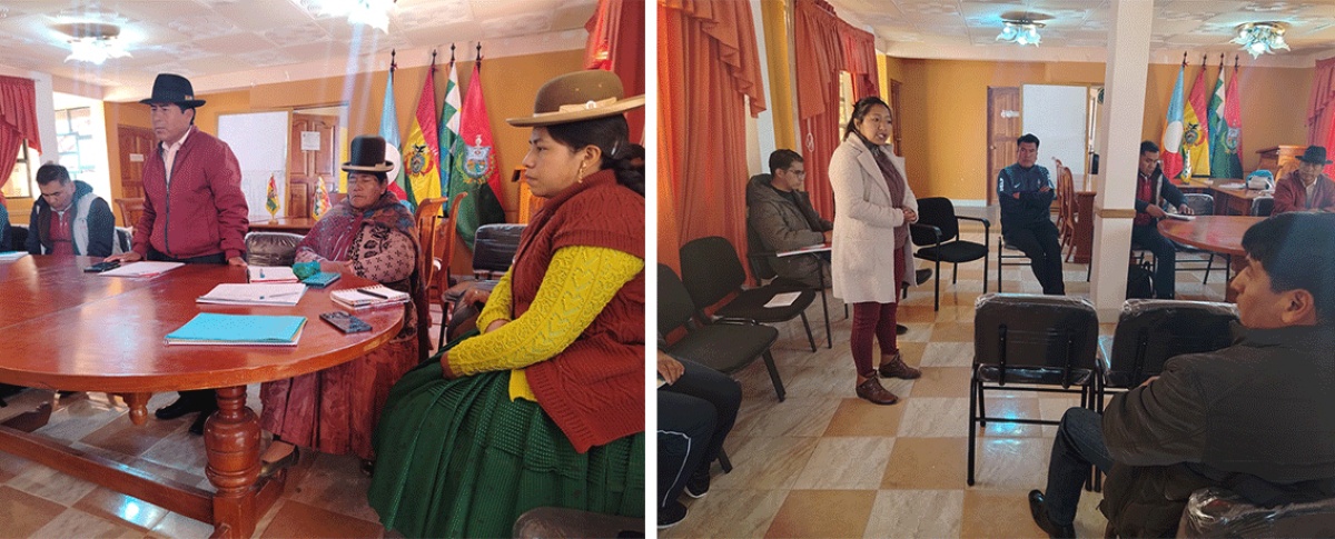 San Andrés de Machaca fortalece la coordinación interinstitucional para prevenir las violencias y proteger los derechos de mujeres, adolescentes y niñas