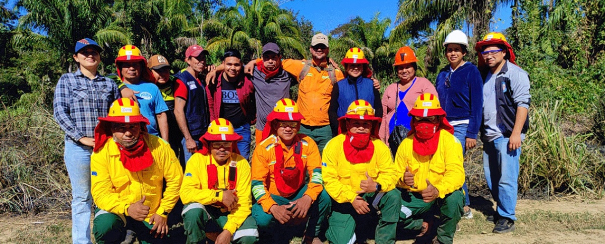 Bomberos comunitarios y productores ganaderos fortalecen sus capacidades para prevenir incendios forestales en Guarayos