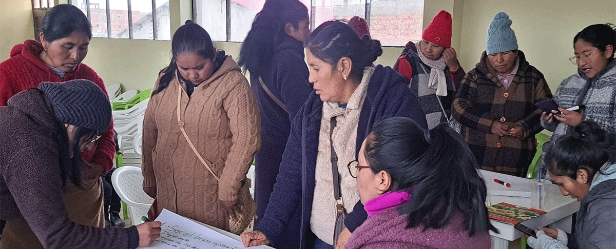 Corque Marka impulsa la formación de promotoras comunitarias para prevenir la violencia en razón de género