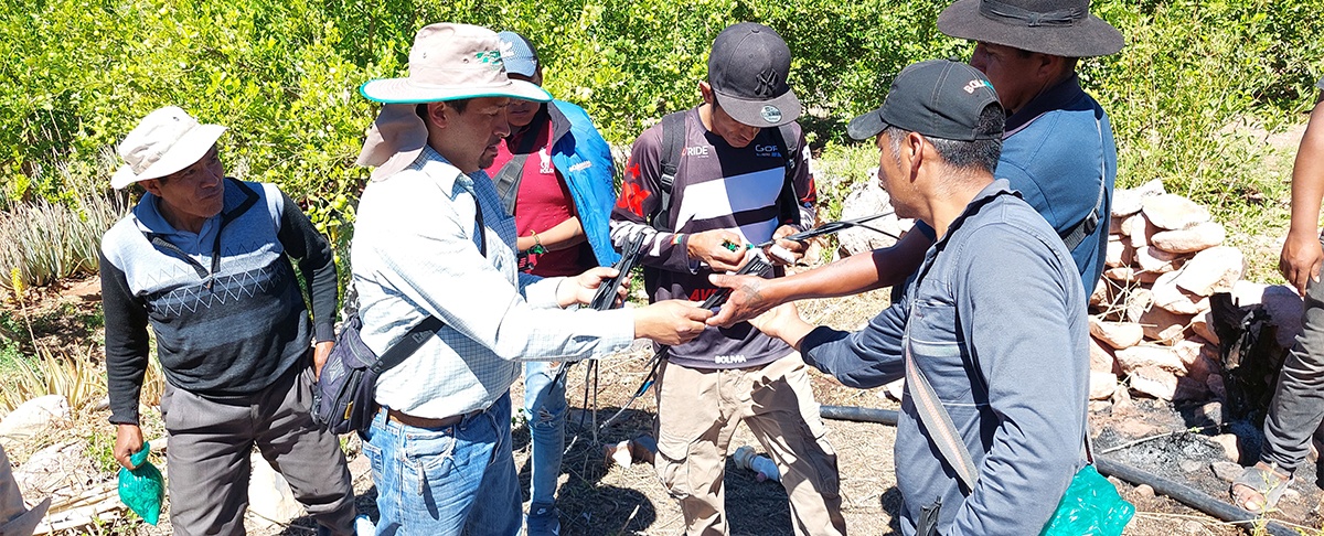 Familias productoras de Anzaldo y Torotoro fortalecen el riego eficiente y el uso de bioinsumos frente a la variabilidad climática
