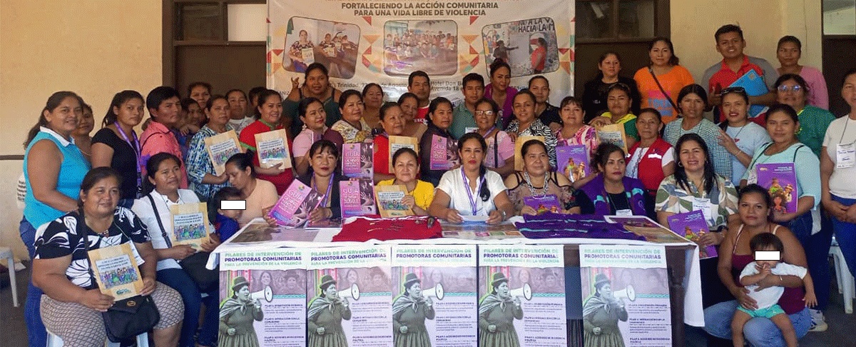 Promotoras y promotores comunitarios de Bolivia fortalecen su articulación nacional para prevenir las violencias
