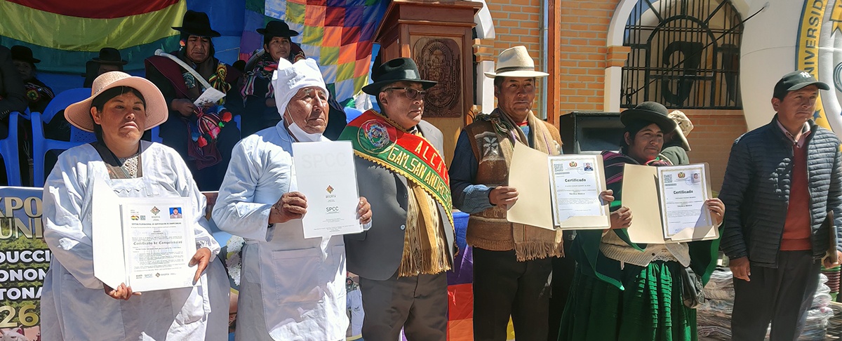 81 productoras y productores de San Andrés de Machaca fortalecen sus capacidades en producción agroecológica y gobernanza ambiental