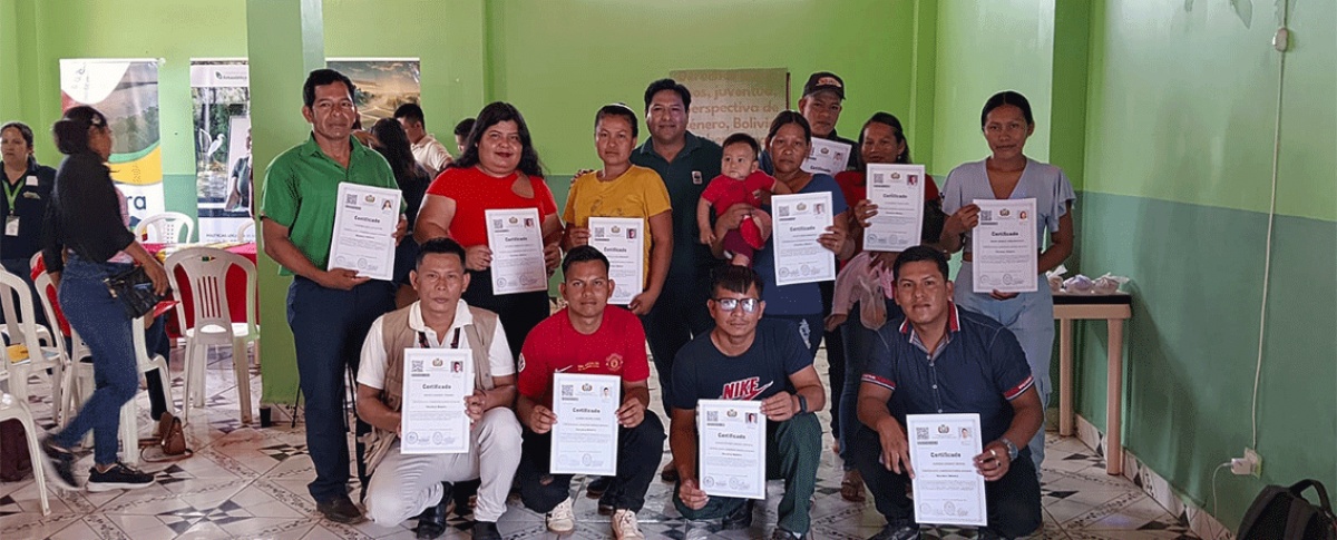 80 jóvenes del Norte Amazónico se gradúan como técnicos básicos en liderazgo social comunitario