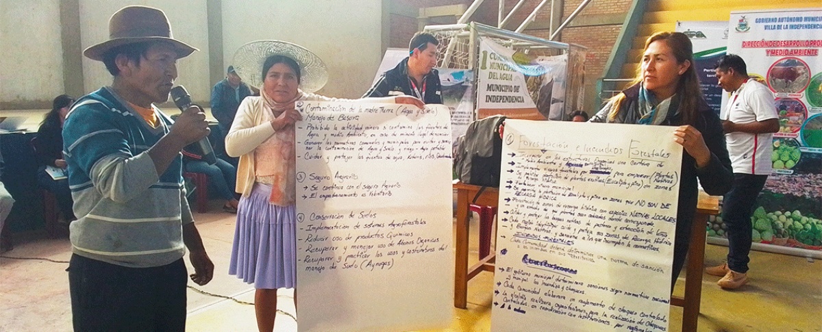 Independencia construye una agenda quinquenal por el agua, el medio ambiente y la producción sostenible