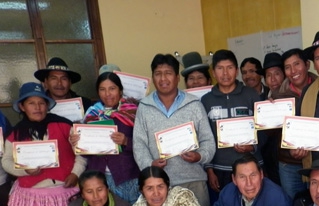 Campesinos de La Paz se capacitaron en  liderazgo comunitario