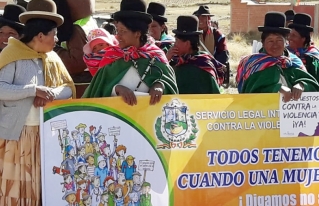 En Taraco se movilizan contra la violencia hacia las mujeres
