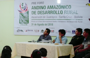 Ascención de Guarayos es sede del 2do Pre Foro Andino Amazónico de Desarrollo Rural