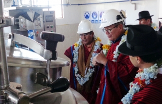 Planta de lácteos de la asociación Chambi Taraco se moderniza