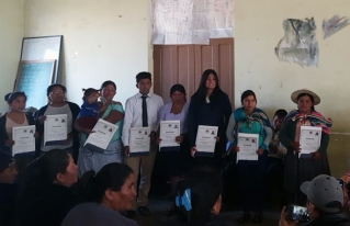 Mujeres líderes de Pojo fueron acreditadas como facilitadoras comunitarias con énfasis en liderazgo e incidencia política para la igualdad género