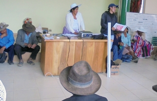 Autoridades de la organización campesina de Anzaldo priorizan la protección y la forestación de fuentes de agua a nivel municipal