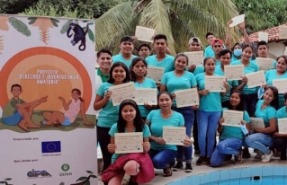 Jóvenes del Beni se capacitan para el ejercicio de sus derechos y comparten sus experiencias para el cuidado del medio ambiente.
