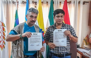 CIPCA Santa Cruz firma convenios de cooperación con gobiernos municipales de la provincia Guarayos.