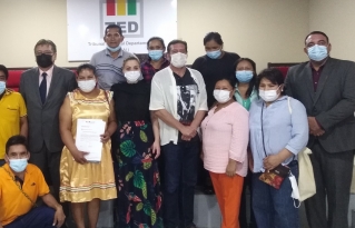 El Territorio Indígena Multiétnico (TIM) recibió la Resolución de supervisión a la aprobación de su Estatuto Autonómico emitido por el Tribunal Supremo Electoral  