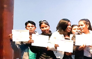 Jóvenes de Mojos se formaron como líderes para el ejercicio de sus derechos.