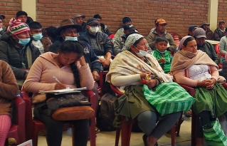 Continúa formación de líderes en derechos, democracia y gestión territorial en provincia carrasco valles.