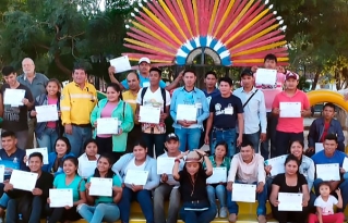 Jóvenes de Beni fortalecen su rol frente al cambio climático que afecta la Amazonía.
