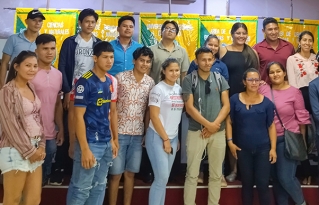 Jóvenes de Pando rumbo a la Conferencia Local de Juventudes LCOY 2022.