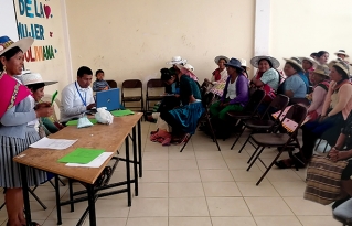 Mujeres líderes y dirigentes del municipio de Acasio visibilizan y exigen sus derechos.
