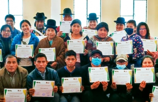 SIMACO Concluye el curso de elaboración de proyectos productivos con enfoque agroecológico.