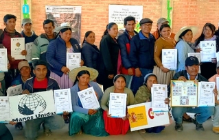 Líderes del municipio de Pojo, reciben certificación como Gestores Comunitarios en Democracia y en Gobernanza de los Recursos Hídricos
