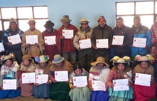 Productoras/es se certifican como gestores agroecológicos y defensores de derechos humanos 