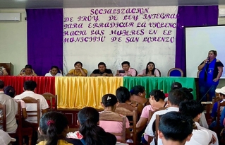 Se socializa propuesta de Ley Integral Municipal para Erradicar la Violencia hacia las Mujeres en San Lorenzo Pando