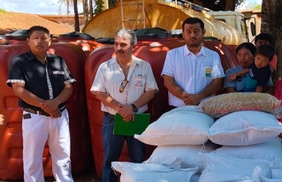 Incendios forestales: Se entrega apoyo humanitario en las comunidades afectadas de Concepción y San Ignacio de Velasco