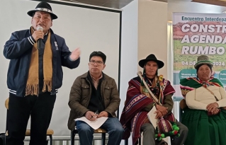 Jóvenes, mujeres y líderes indígenas originarios campesinos unen fuerzas para definir la Agenda del Agua en Bolivia