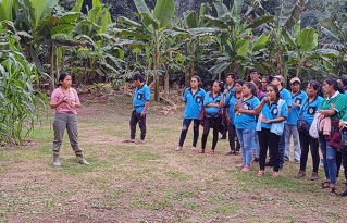 Jóvenes indígenas de la Amazonía sur participan en el intercambio de experiencias sobre gestión agroambiental