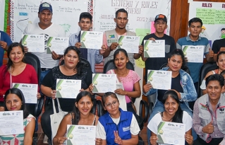 32 jóvenes concluyen programa de liderazgo en el Norte Amazónico
