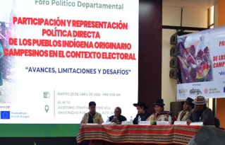 Foro Departamental en El Alto reflexiona sobre la participación política indígena en Bolivia
