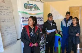 Juventud en acción: jóvenes de San Pedro de Totora construyen propuestas rumbo a las elecciones subnacionales