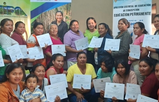 33 mujeres indígenas guarayas se certifican como promotoras comunitarias en prevención de la violencia de género