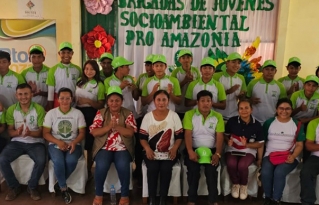 Jóvenes de Puerto Gonzalo Moreno se organizan en Brigada Socioambiental Pro Amazonía